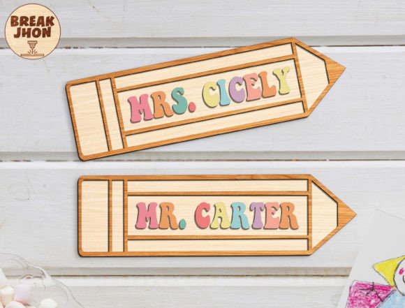 Download SVG Laser Cut File Teacher Pencil Sign - Pen Collection