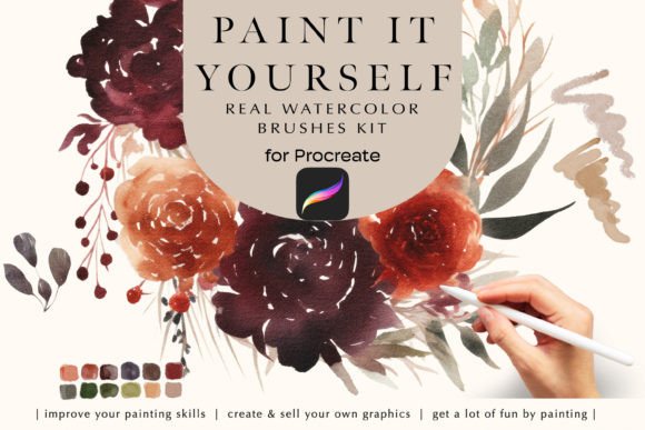 Download Procreate Watercolor Painting Brushes - Procreate watercolor Collection