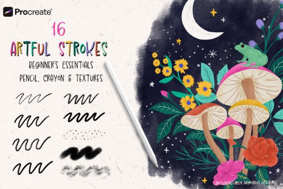 Download Procreate Brush Pack - Pencil &amp; Crayon - Pen Collection