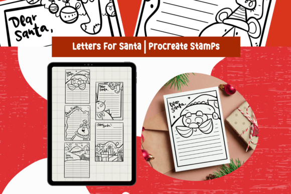 Download Letter for Santa Procreate Stamps - Santa Collection