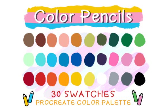Download Color Pencil Tone Procreate Palettes - Pen Collection