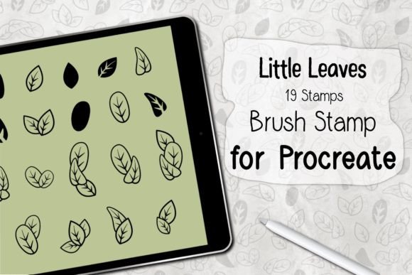 Download ‪Little Leaves Procreate Brush Stamp‬ - Leaves procreate Collection