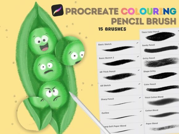 Download Procreate Pencil Brush Set - Pen Collection